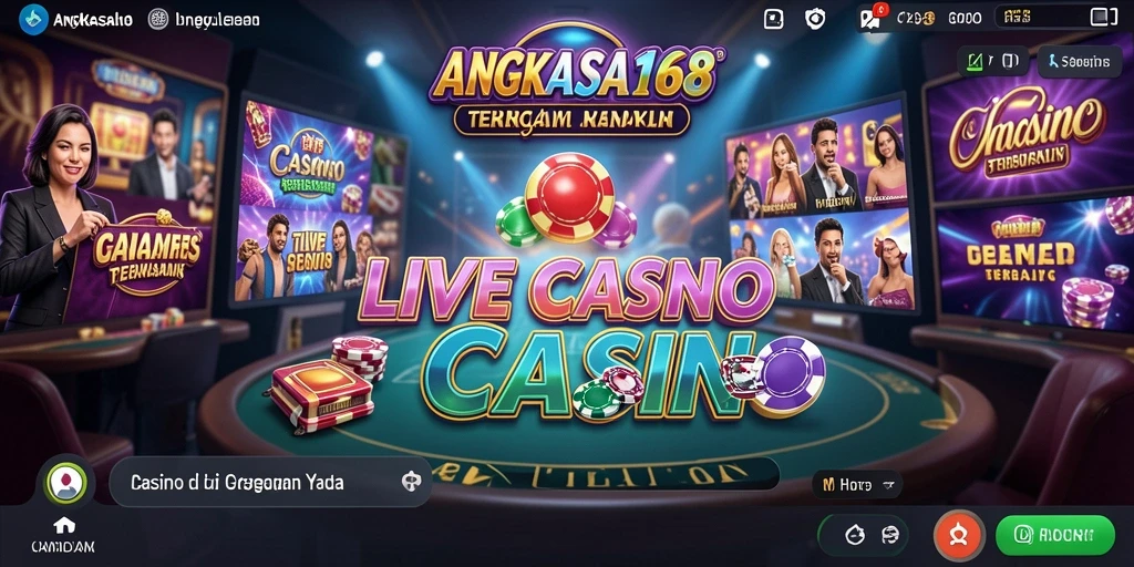 Screenshot gameplay ANGKASA168 yang menarik dan interaktif di Live Casino.