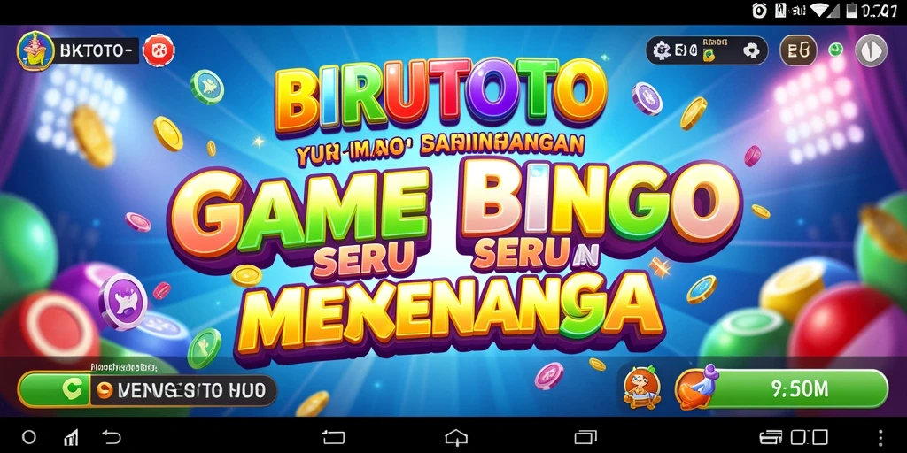 Tampilan gameplay menarik dari BIRUTOTO yang penuh warna.