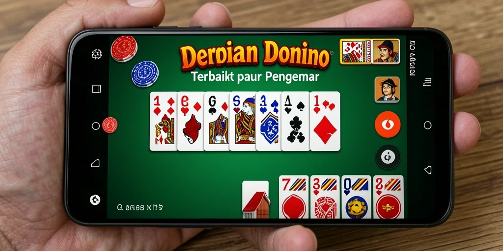 Screenshot gameplay C0077 menampilkan momen seru permainan Domino.
