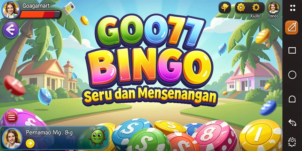 Tampilan menarik GOGO77 dengan gameplay Bingo yang interaktif.