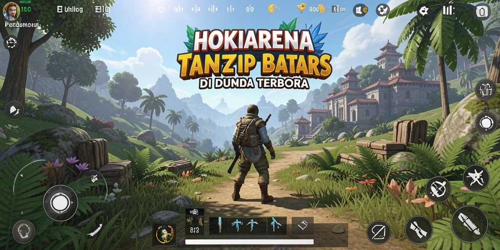 Tampilan gameplay HOKIARENA di dunia terbuka yang menakjubkan.