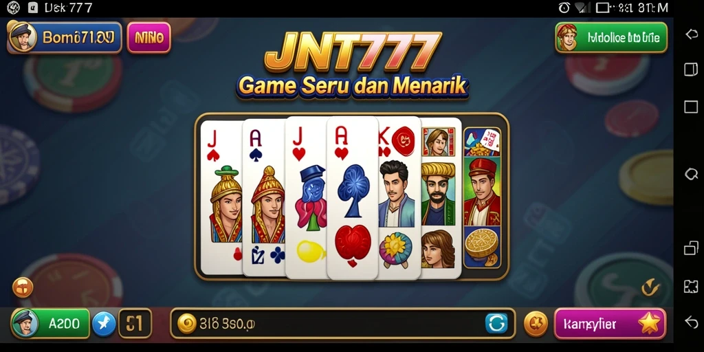 Screenshot gameplay JNT777 menunjukkan aksi seru dalam permainan Domino.