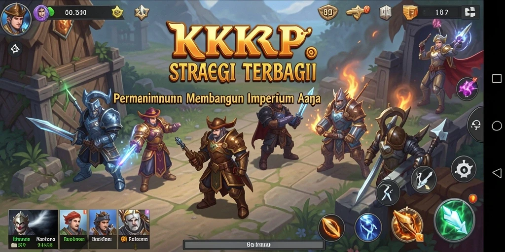 Tangkapan layar gameplay KKRP menampilkan aksi strategi yang mendebarkan.