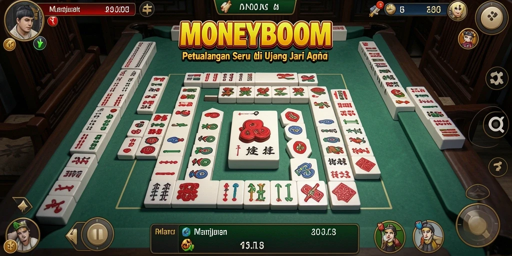 Tampilan gameplay MONEYBOOM yang seru dan menantang.
