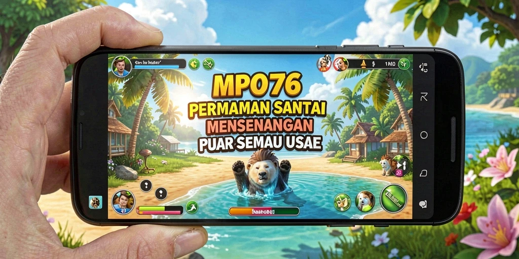 Tampilan gameplay MPO76 yang penuh warna dan menyenangkan.