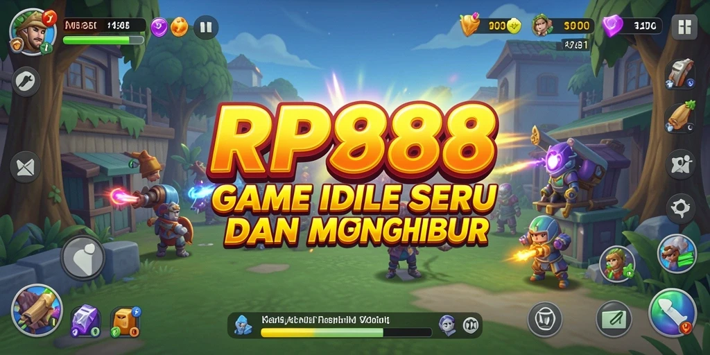Tampilan gameplay RP888 dengan mekanisme Idle yang menarik.