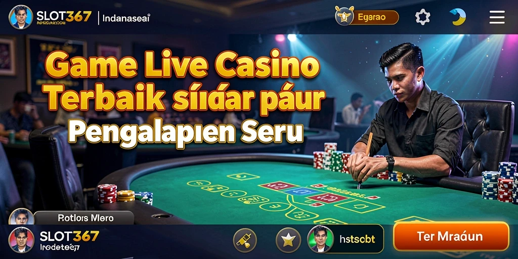 Tampilan gameplay yang menarik dari SLOT367 Live Casino.