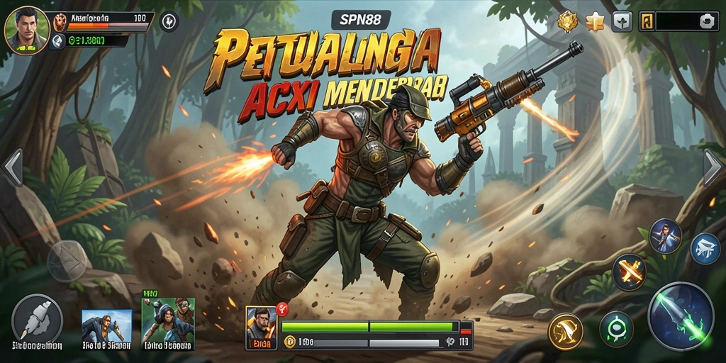 Screenshot gameplay <strong>SPN88</strong> menunjukkan aksi mendebarkan dengan grafis menakjubkan.
