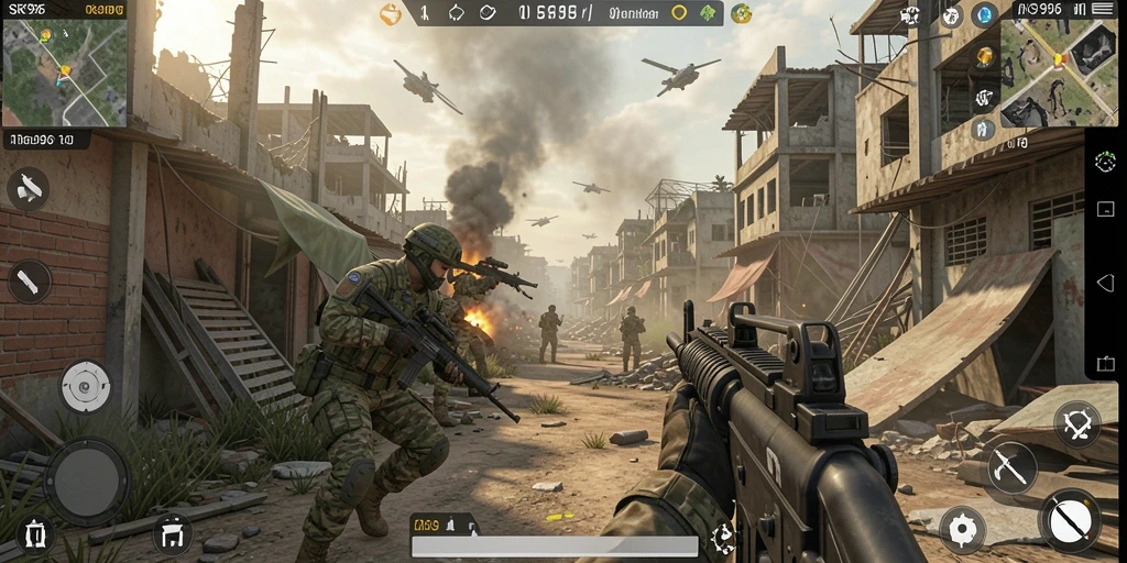 Gameplay seru dan mendebarkan dalam SR996.