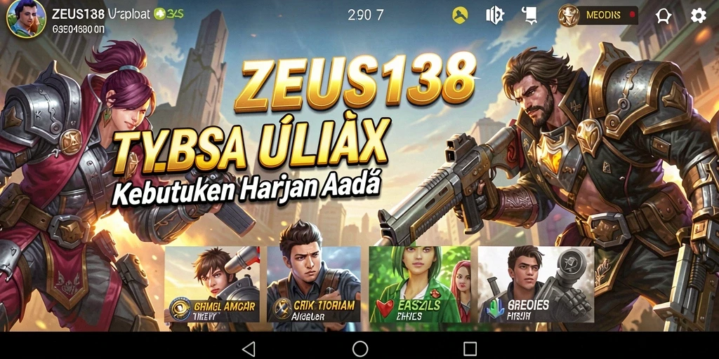 Screenshot ZEUS138 menunjukkan antarmuka pengguna yang mudah dipahami.